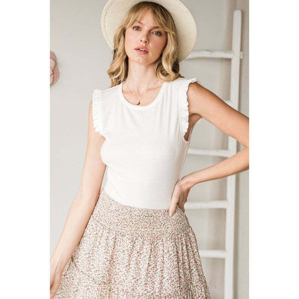 Heyson Bodysuit Ruffle Tank - Picture 3 of 7